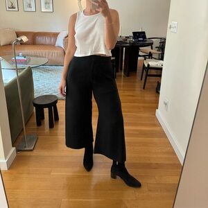 MM La Fleur Black Culotte Pant